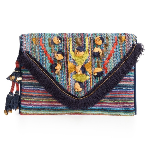Handbags - Pennie Embellished Envelope Clutch STEVE MADDEN